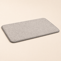 Gray Cooling Gel Mat for Dogs on a beige background